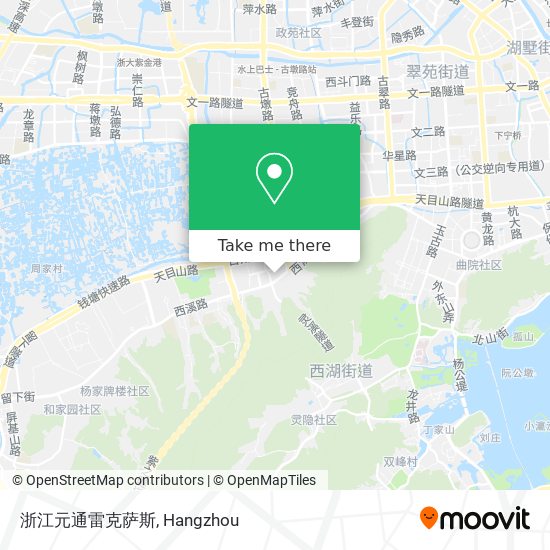 浙江元通雷克萨斯 map