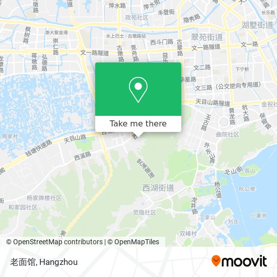 老面馆 map