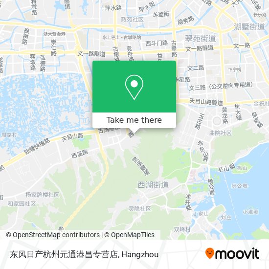 东风日产杭州元通港昌专营店 map