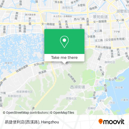 易捷便利店(西溪路) map