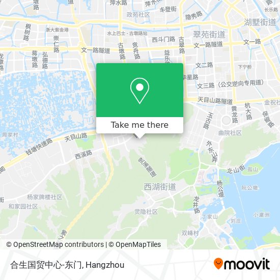 合生国贸中心-东门 map