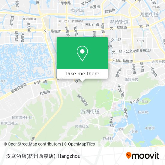 汉庭酒店(杭州西溪店) map