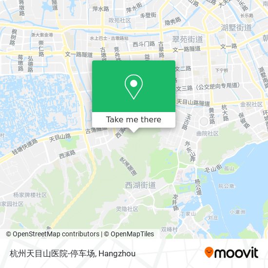杭州天目山医院-停车场 map