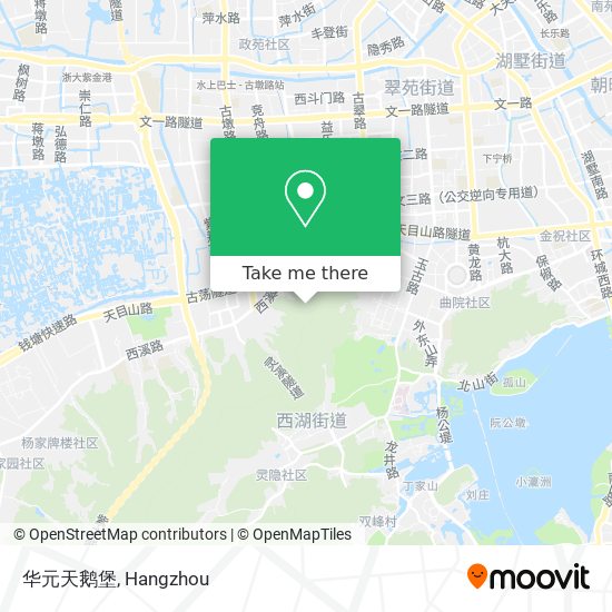 华元天鹅堡 map