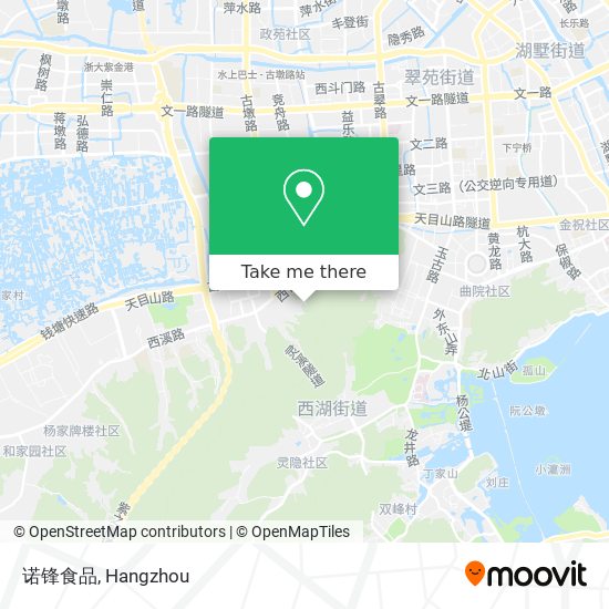 诺锋食品 map