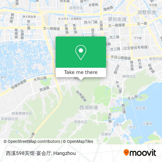 西溪598宾馆-宴会厅 map