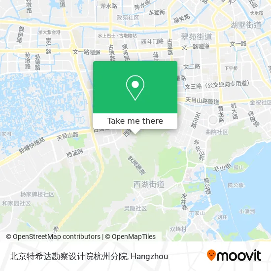 北京特希达勘察设计院杭州分院 map