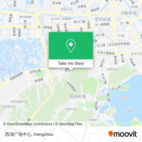 西湖广电中心 map