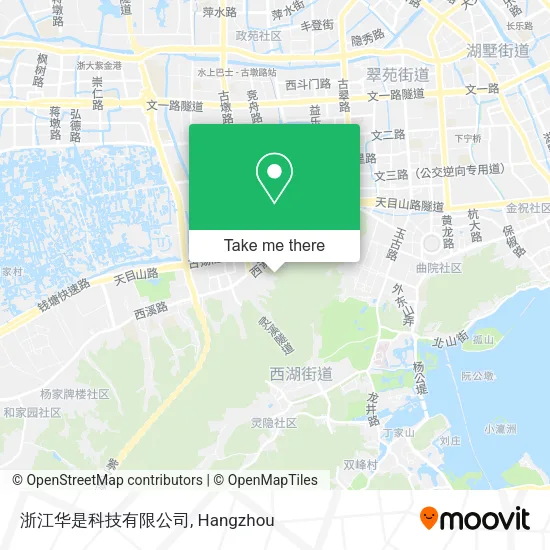 浙江华是科技有限公司 map