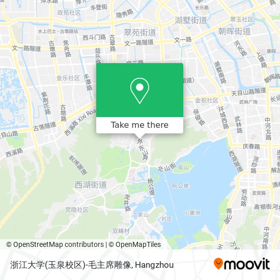 浙江大学(玉泉校区)-毛主席雕像 map