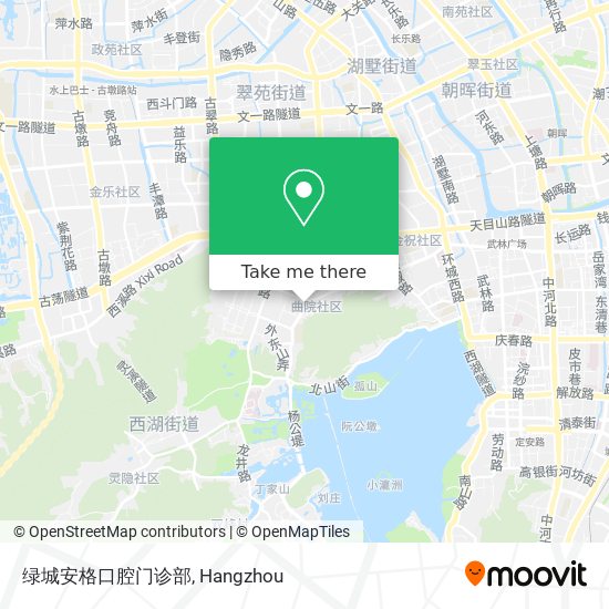 绿城安格口腔门诊部 map