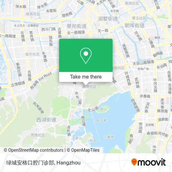 绿城安格口腔门诊部 map