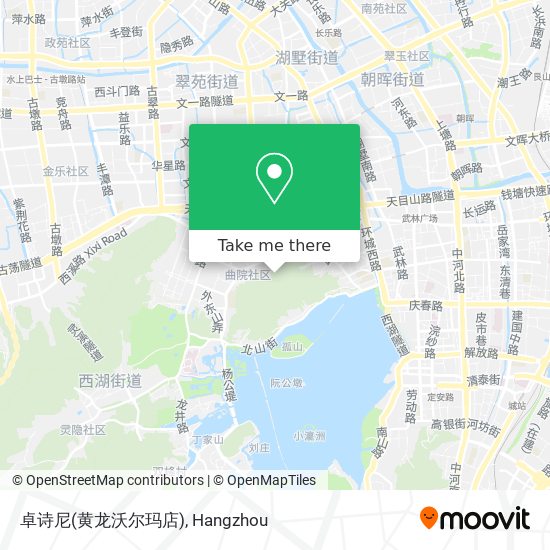 卓诗尼(黄龙沃尔玛店) map
