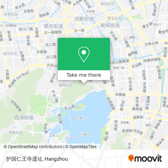 护国仁王寺遗址 map