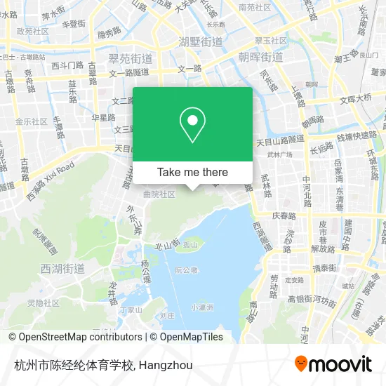杭州市陈经纶体育学校 map