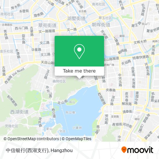中信银行(西湖支行) map