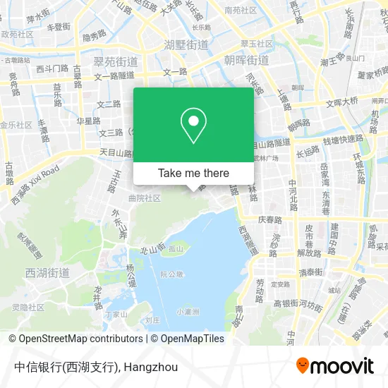 中信银行(西湖支行) map