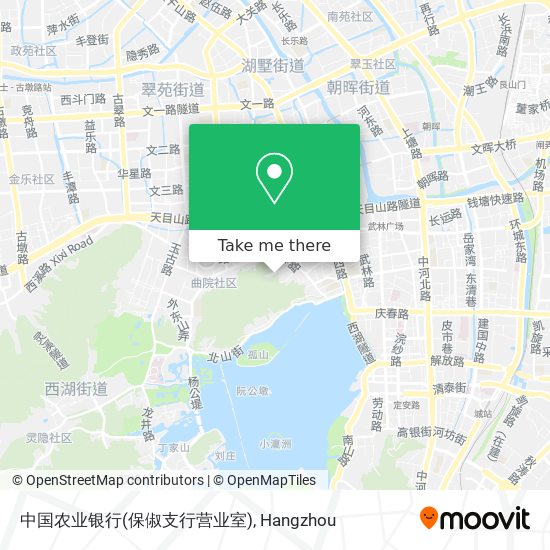 中国农业银行(保俶支行营业室) map