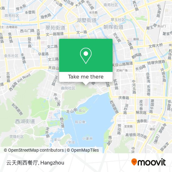 云天阁西餐厅 map