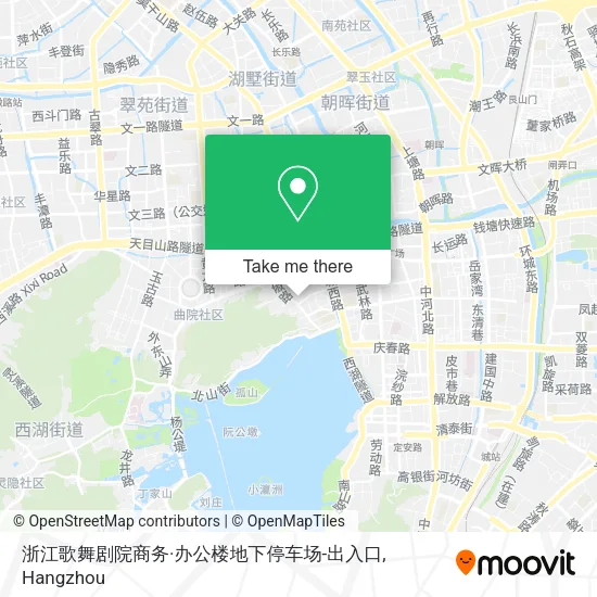 浙江歌舞剧院商务·办公楼地下停车场-出入口 map