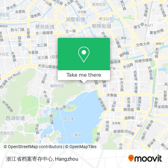浙江省档案寄存中心 map