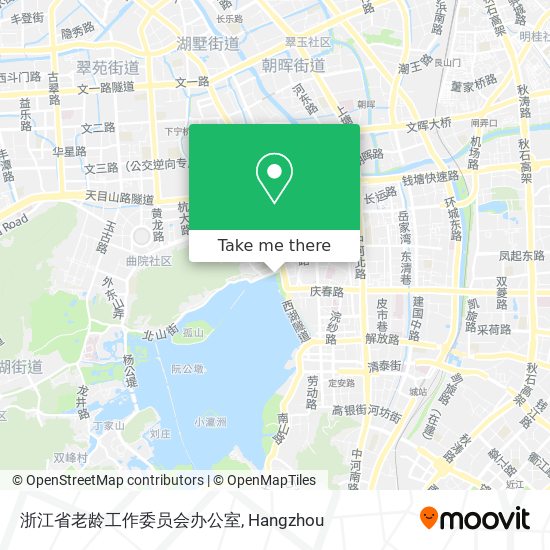 浙江省老龄工作委员会办公室 map