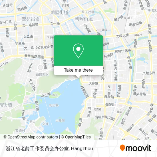 浙江省老龄工作委员会办公室 map