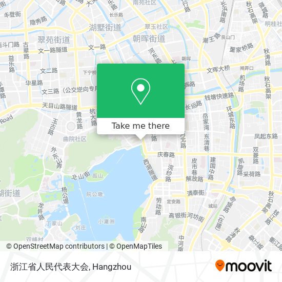 浙江省人民代表大会 map