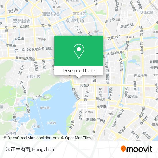 味正牛肉面 map