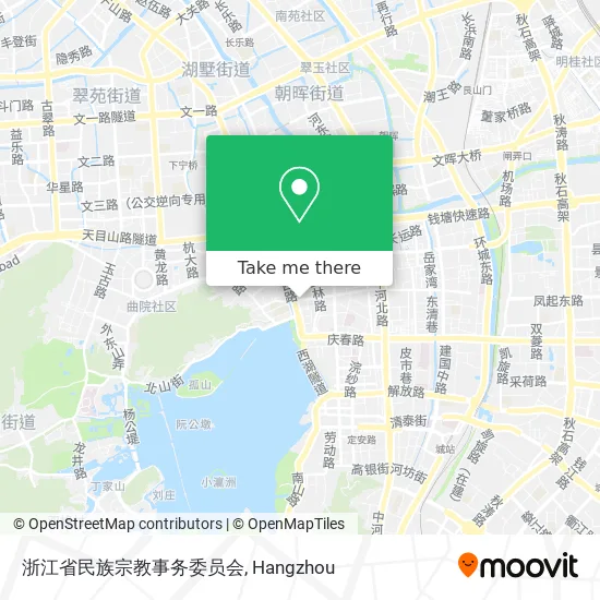 浙江省民族宗教事务委员会 map