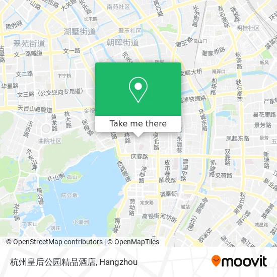 杭州皇后公园精品酒店 map