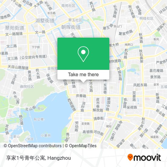 享家1号青年公寓 map