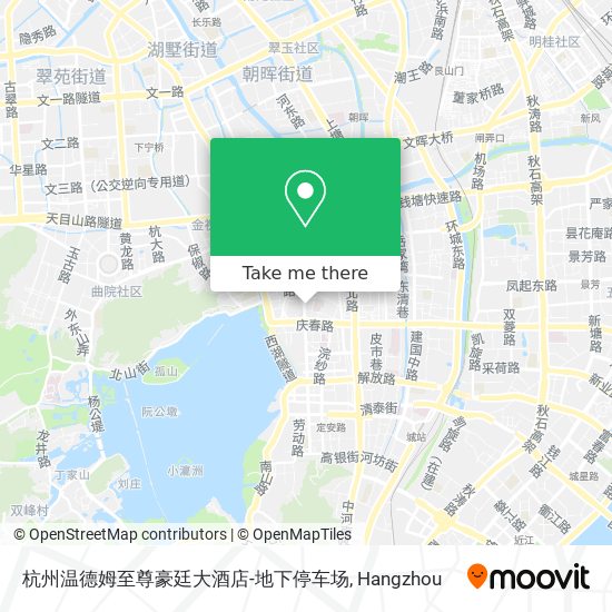 杭州温德姆至尊豪廷大酒店-地下停车场 map