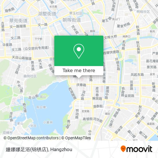 姗娜娜足浴(锦锈店) map