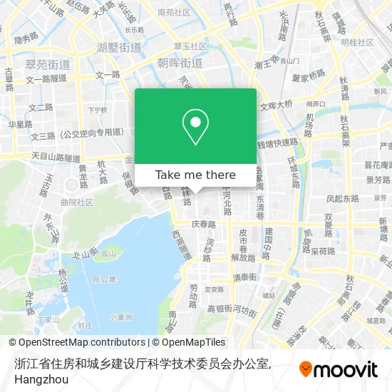 浙江省住房和城乡建设厅科学技术委员会办公室 map