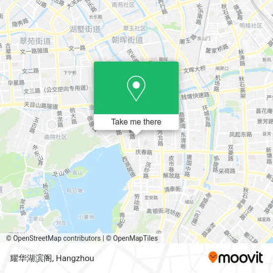 耀华湖滨阁 map