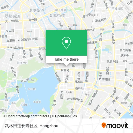 武林街道长寿社区 map