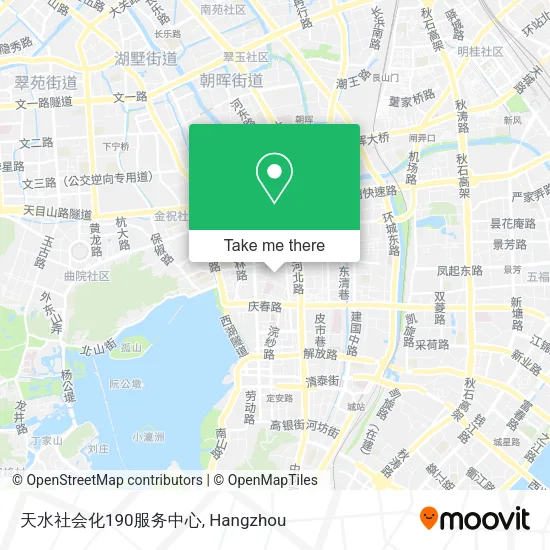 天水社会化190服务中心 map