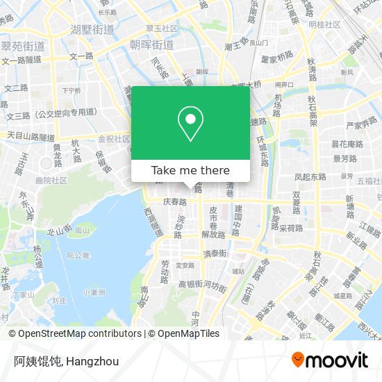阿姨馄饨 map