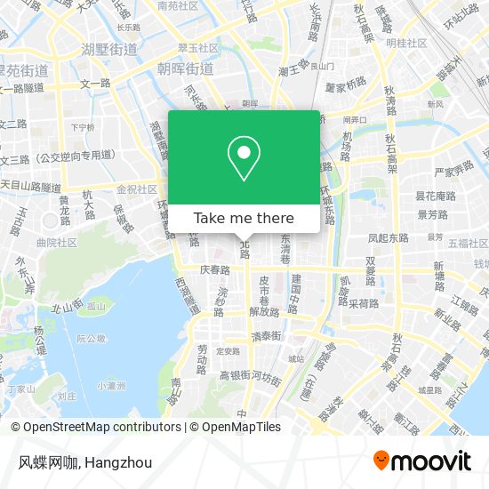 风蝶网咖 map