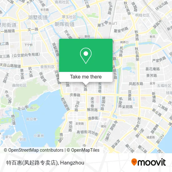特百惠(凤起路专卖店) map