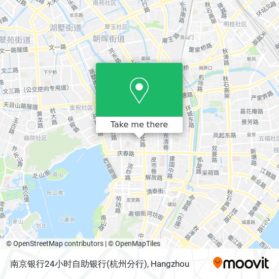 南京银行24小时自助银行(杭州分行) map
