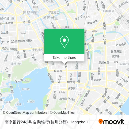 南京银行24小时自助银行(杭州分行) map