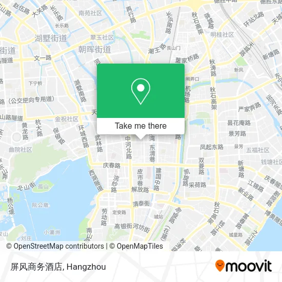 屏风商务酒店 map