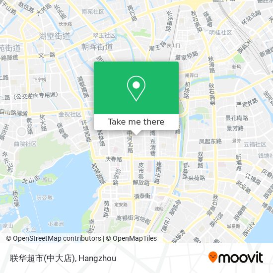 联华超市(中大店) map