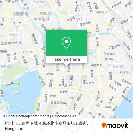 杭州市工商局下城分局环北小商品市场工商所 map