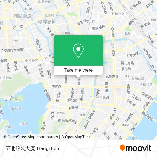 环北服装大厦 map