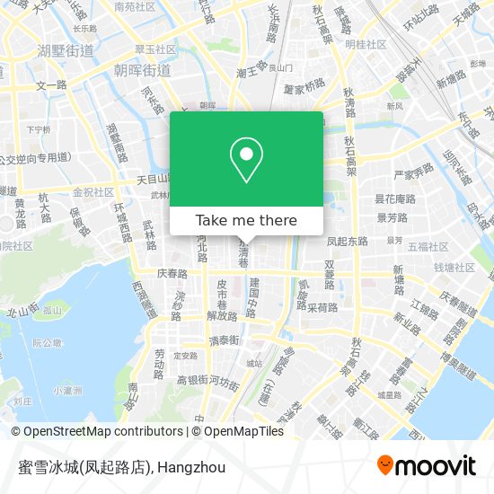 蜜雪冰城(凤起路店) map