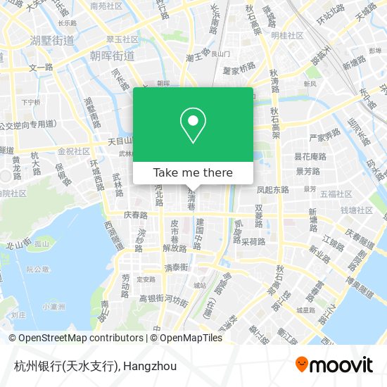 杭州银行(天水支行) map