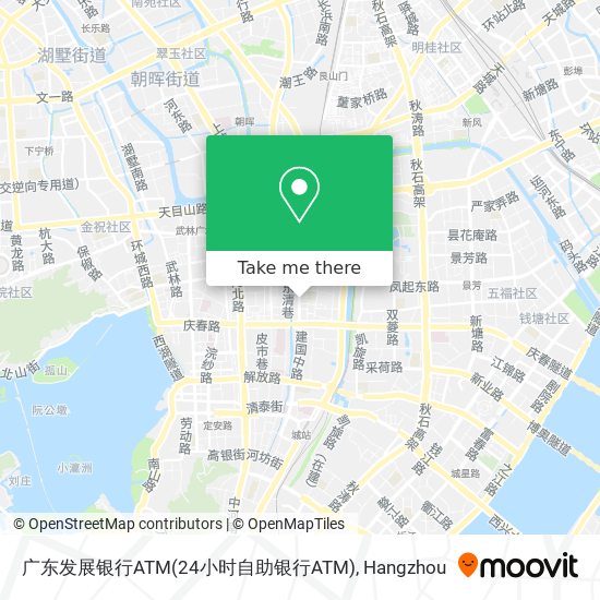 广东发展银行ATM(24小时自助银行ATM) map